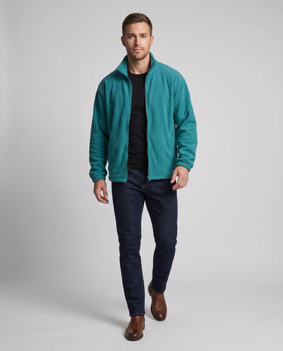 Herren Fleecjacke mit Stehkragen Echo Archiv