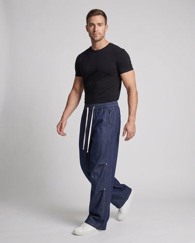 Herren Extra Weite Baggy Cargo Jogginghose Echoarchiv