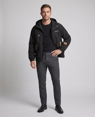 Männer Funktionale Kapuzen-Feldjacke Echoarchiv