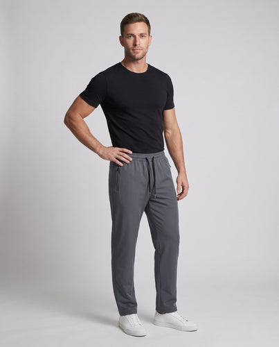 Herren Thermo-Jogginghose mit angerautem Innenfutter, elastischem Bund & Reißverschlusstaschen Echoarchiv