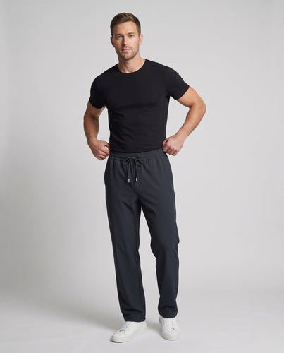 Herren Weite Performance-Freizeithose aus schnelltrocknendem Funktionsmaterial mit Tunnelzug Echoarchiv
