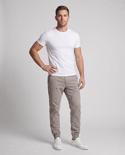 Herren Weite Utility-Cargo-Jogginghose mit Tunnelzug, elastischen Beinabschlüssen & Multifachtaschen Echoarchiv