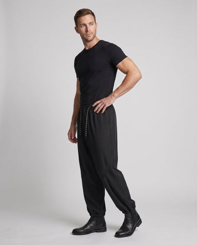 Herren lockere Utility Jogginghose im Tech Look Echoarchiv