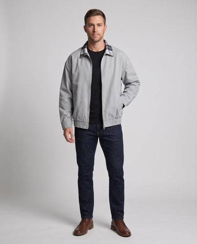 Herren Freizeitjacke mit karierter Kragen Echo Archiv