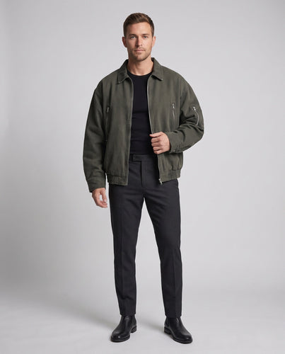 Herren Freizeitjacke mit multifunktionalen Reißverschlusstaschen Echo Archiv