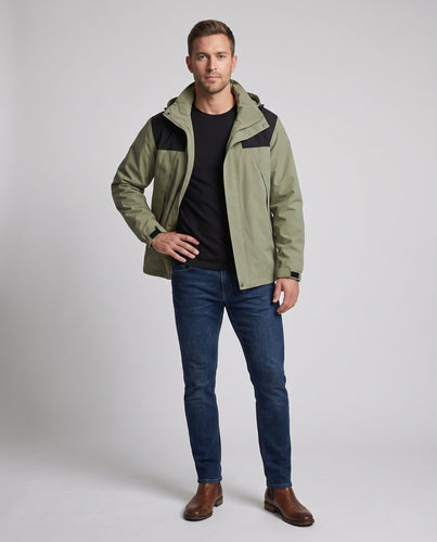 Herren Funktionale Outdoor-Jacke Echo Archiv