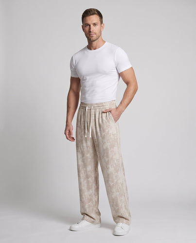 Herren Lässige Pluderhose mit elastischem Bund Echo Archiv