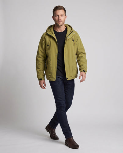 Herren Leichte Outdoorjacke mit verstellbarem Kapuzenverschluss Echo Archiv