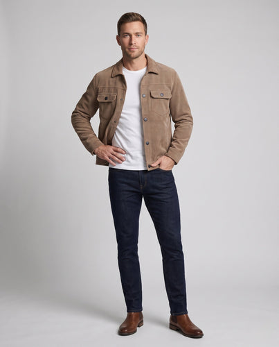 Herren Modische Cordjacke mit weichem Innenfutter Echo Archiv