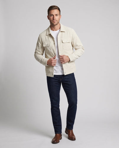 Herren Modische Überziehjacke Echo Archiv