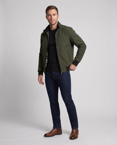 Herren Sportliche Bomberjacke mit Stehkragen Echo Archiv
