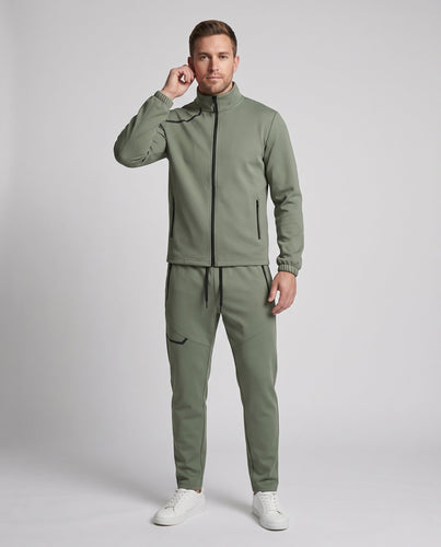 Herren Sportliche Trainingsjacke und Jogginghose Set Echo Archiv