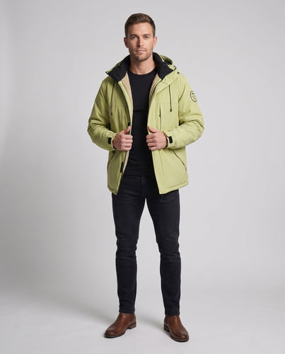 Herren Funktionale Wasserabweisende Kapuzenjacke Echo Archiv