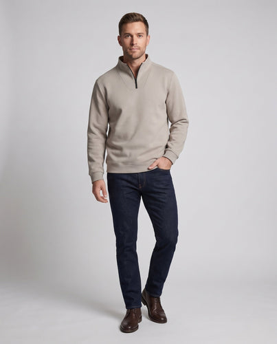 Herren Komfortabler Stehkragenpullover Echo Archiv