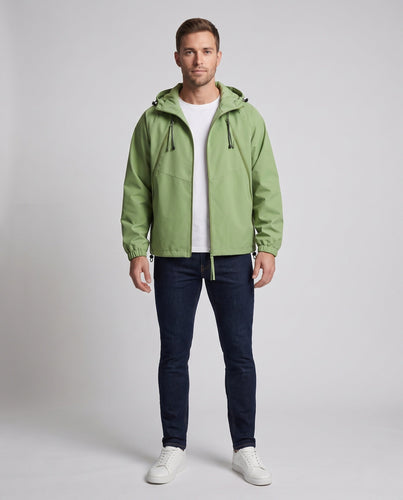 Herren Lässige Windjacke Echo Archiv