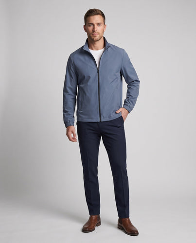 Herren Leichte Freizeitjacke mit Stehkragen Echo Archiv
