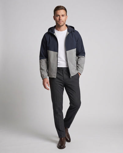 Herren Leichte Funktionsjacke mit Kapuze Echo Archiv