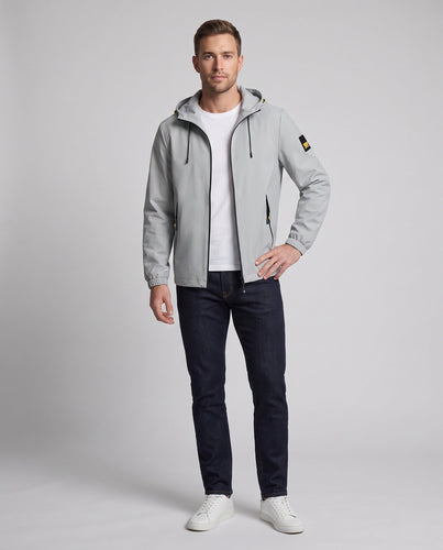 Herren Leichte Übergangsjacke mit verstellbarer Kapuze Echo Archiv
