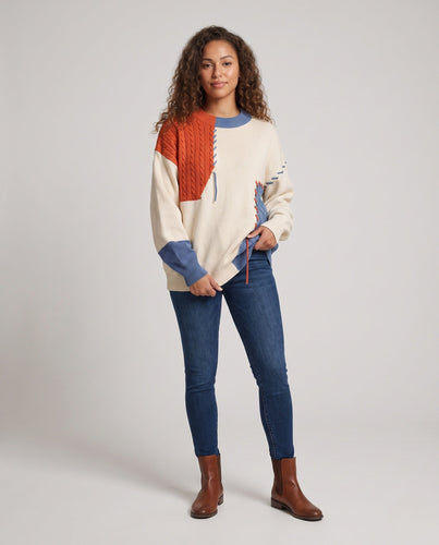 Frauen Übergröße Strickpullover Echoarchiv