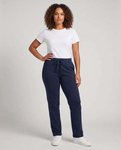 Damen Sportlich Bequeme Hose mit Elastischem Bund Echoarchiv