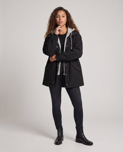 Damen Urban Oversized Fleece-Jacke Echoarchiv