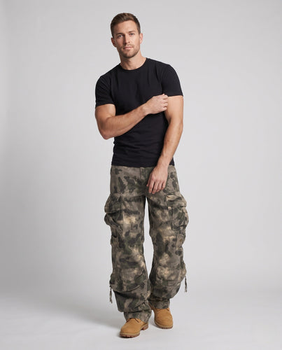 Herren stilvolle Camouflage Cargo-Hosen Echoarchiv