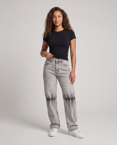 Unisex Locker sitzende Denim-Hosen Echoarchiv