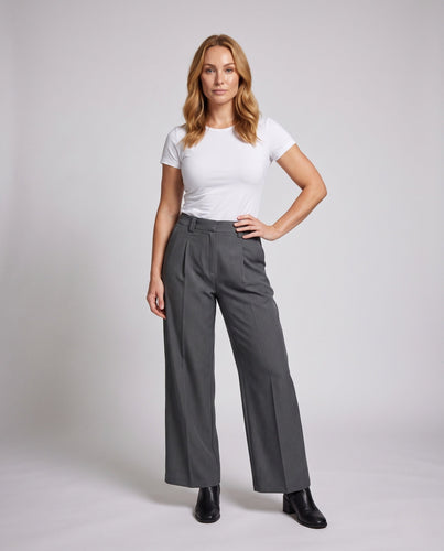 Damen Elegante Weite Beinhosen Echoarchiv