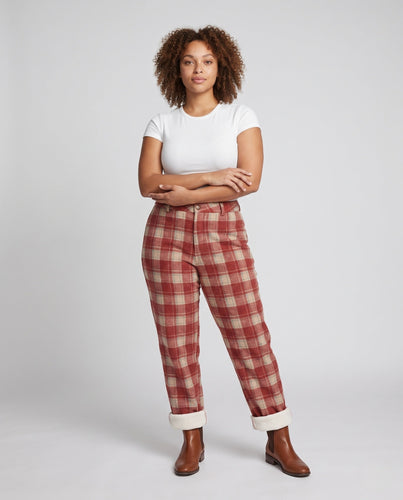 Damen bequeme Fleece-Hose Echoarchiv
