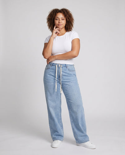 Frauen Bequeme Hohe Taille Jeans Echoarchiv