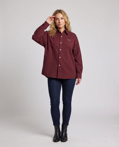 Damen Elegante und Weite Bluse Echoarchiv