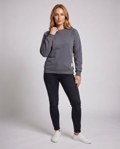 Damen Freizeit Übergroße Sweatshirt Echoarchiv