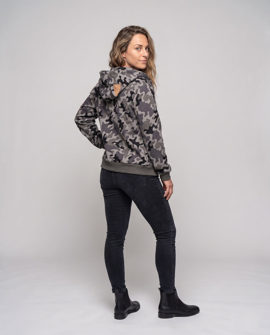 Damen Urban Camouflage Hoodie Echoarchiv