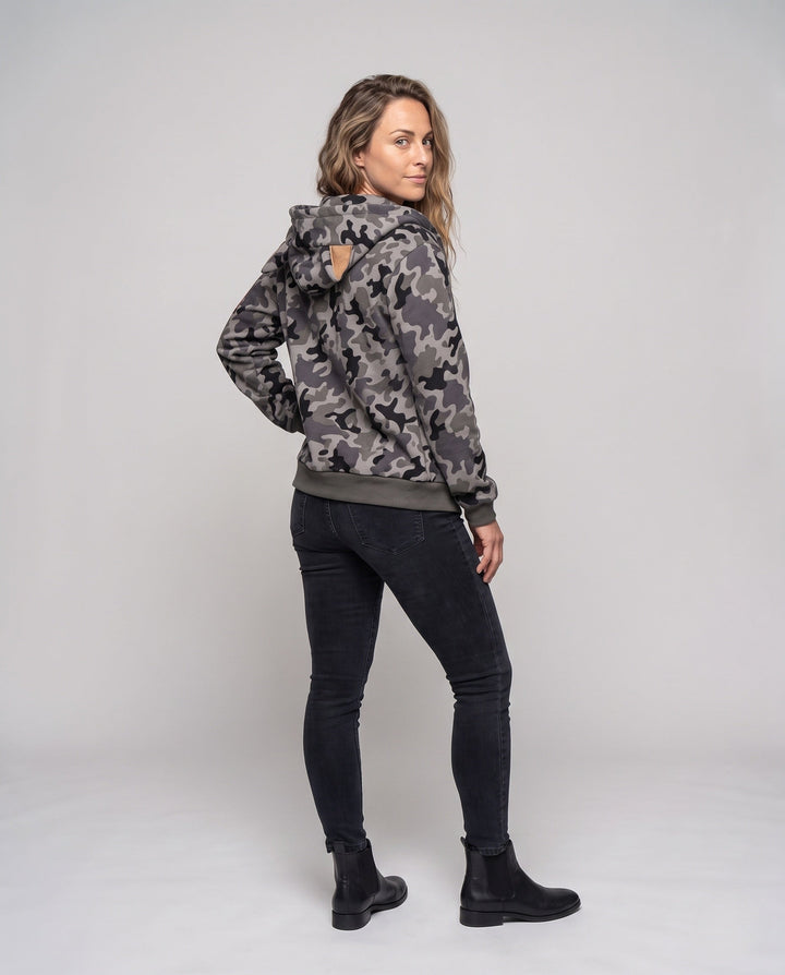 Damen Urban Camouflage Hoodie Echoarchiv