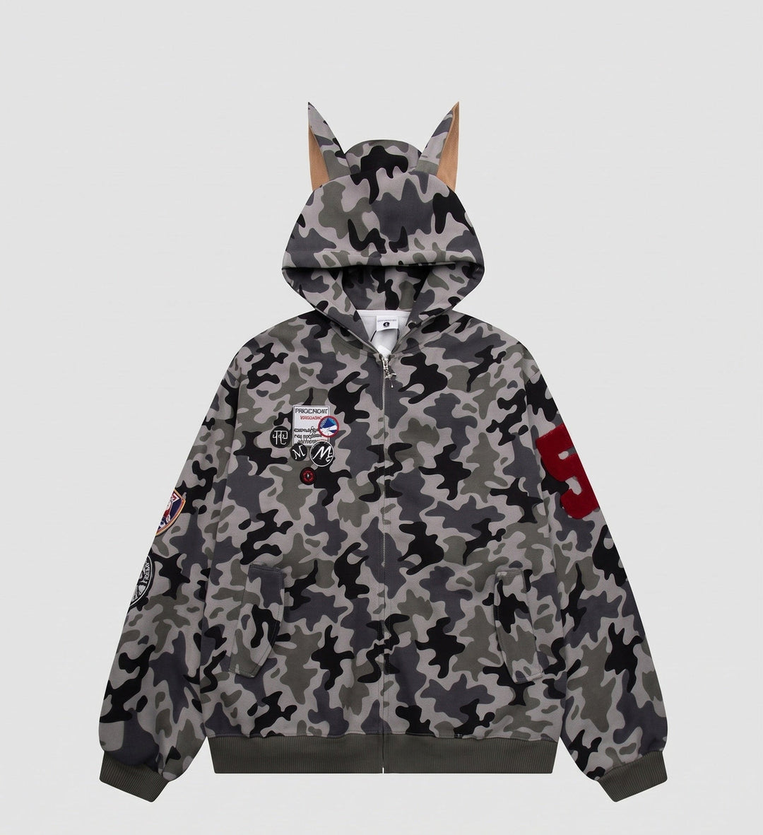 Damen Urban Camouflage Hoodie Echoarchiv