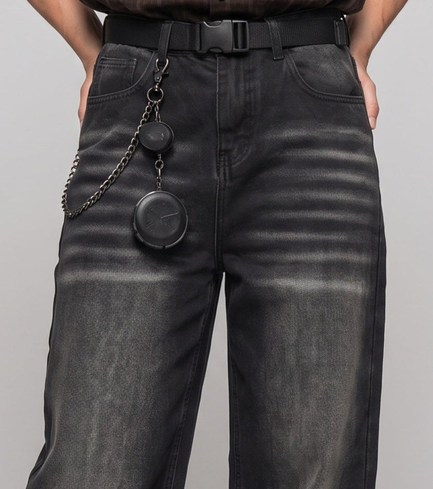 Frauen Weitgeschnittene Jeans mit Extravaganten Applikationen Echoarchiv