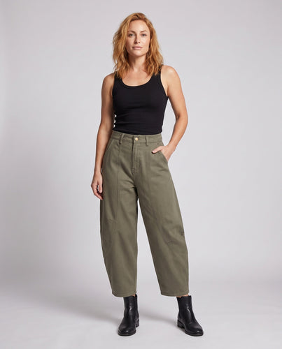 Damen Weitgeschnittene Utility-Hosen Echoarchiv