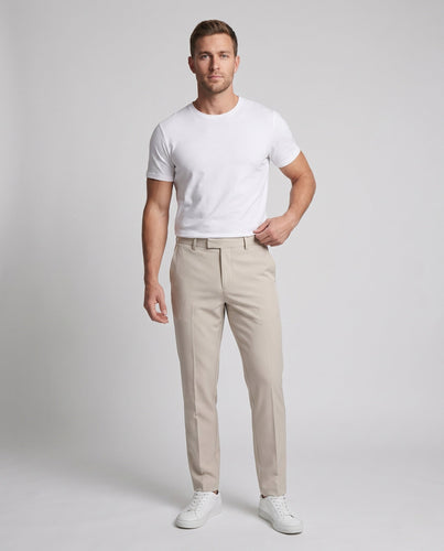 Herren Elegante Slim-Fit Anzughose Echoarchiv