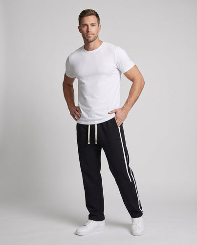 Herren Freizeit Jogginghose mit seitlichen Streifen Echoarchiv