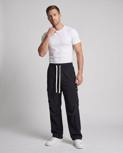 Herrenmode Cargo-Hosen mit hoher Taille und praktischen Taschen Echoarchiv