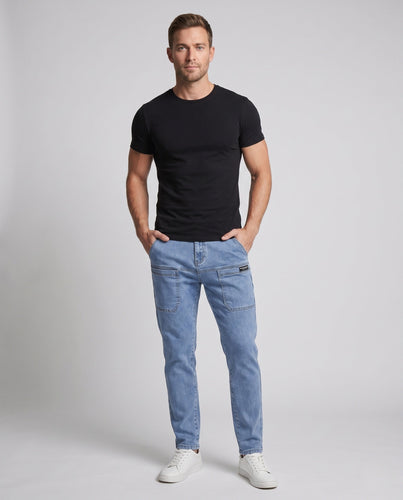 Herren Modische Slim-Fit Jeans Echoarchiv