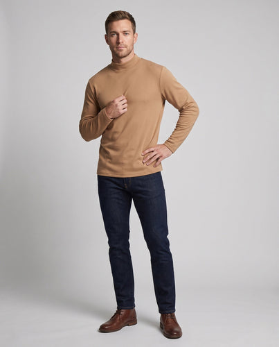 Herren Modischer Stehkragenpullover Echoarchiv