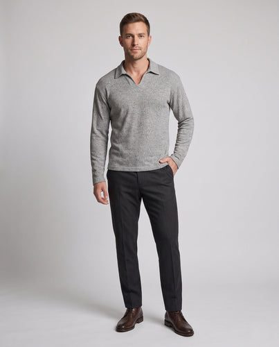 Herren Sportlicher Pullover mit V-Ausschnitt Echoarchiv