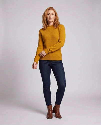 Frauen Flauschiger Mockneck Pullover aus Mohair-Mix mit offener Herzstruktur Echoarchiv