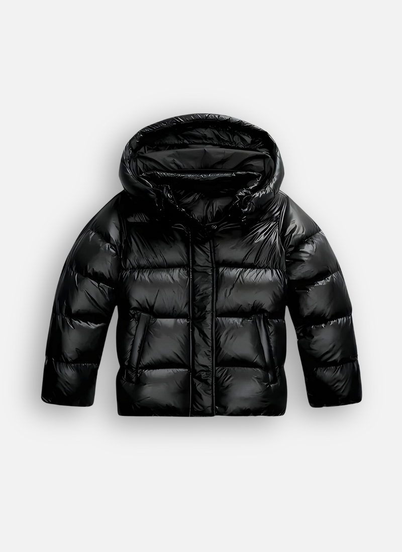 Glänzende Pufferjacke Damen | Echoarchiv