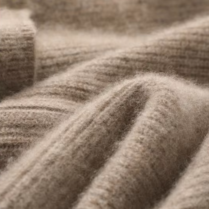 Damen Merino Strickjacke mit Reißverschluss und langen Ärmeln – Veloura