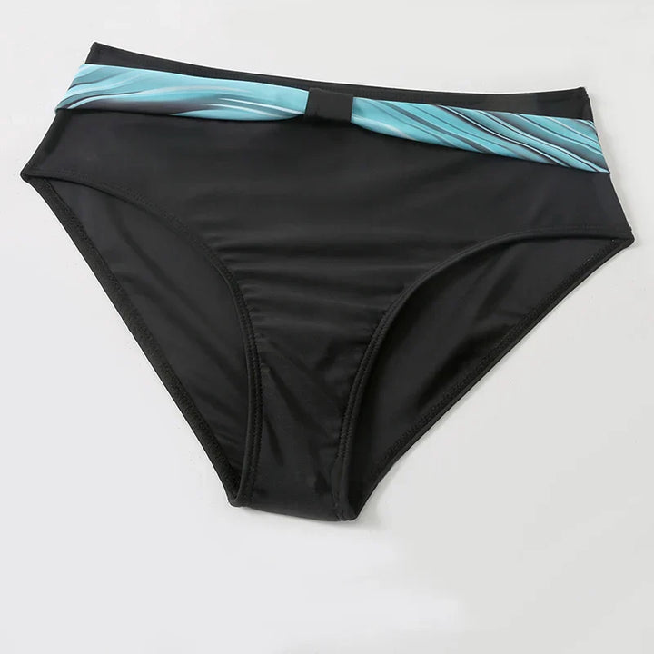 Echoarchiv | Hoch Tailliertes Push-Up-Halter-Bikini-Set für Damen