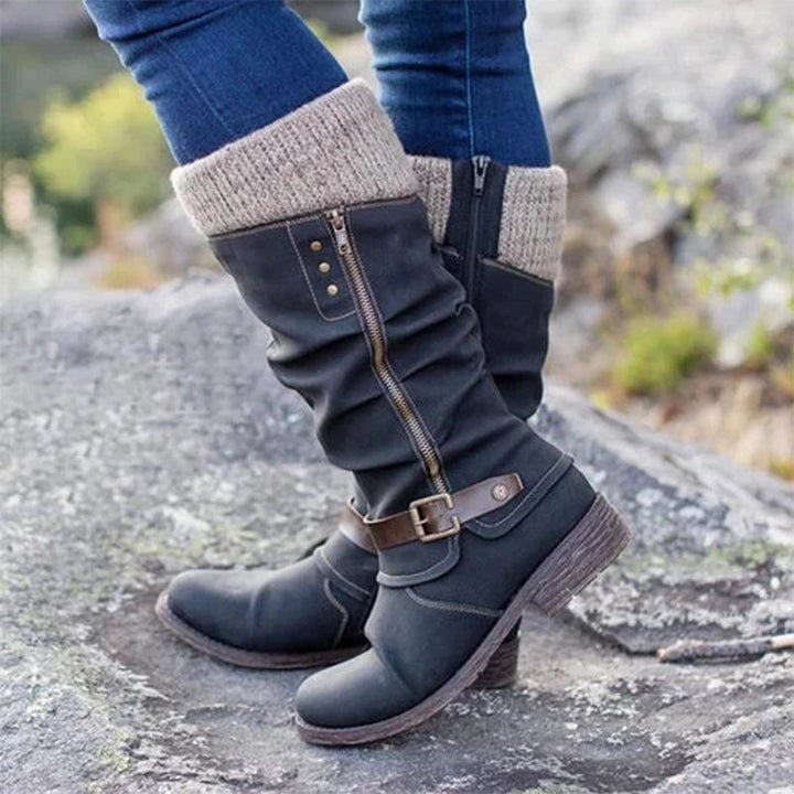 Echoarchiv | Orthopädische Stiefel Mit Flachem Absatz