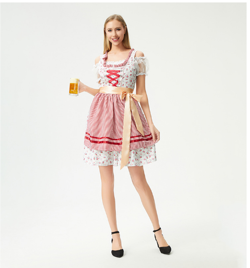 Echoarchiv | Damen Elegantes Oktoberfest Dirndl Kleid