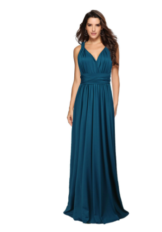 Echoarchiv | Elegantes Baumwoll Wickelkleid